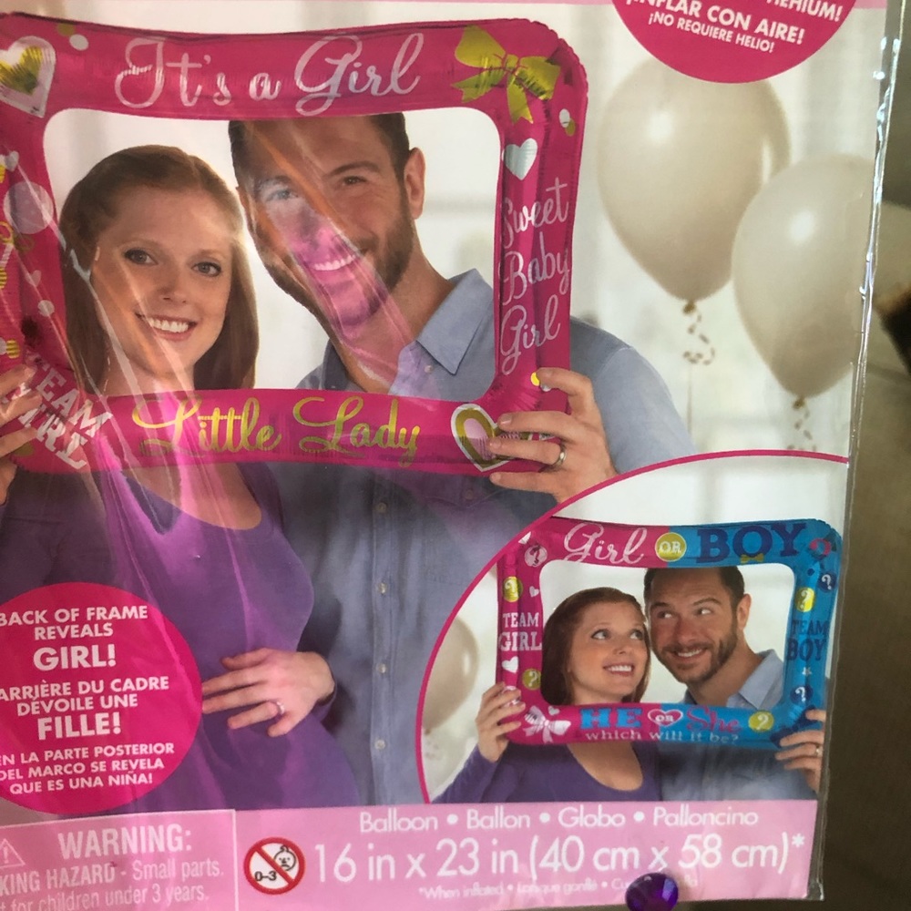 Gender Reveal Inflatable Frame - Picture 3 of 5